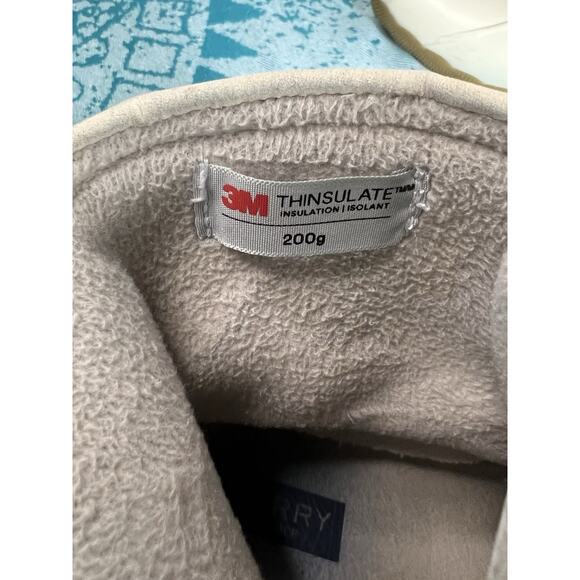 Women's Sperry SALTWATER Emboss‎ WOOL Duck Boots Off White Size 7.5 Sts82473 - Picture 12 of 12